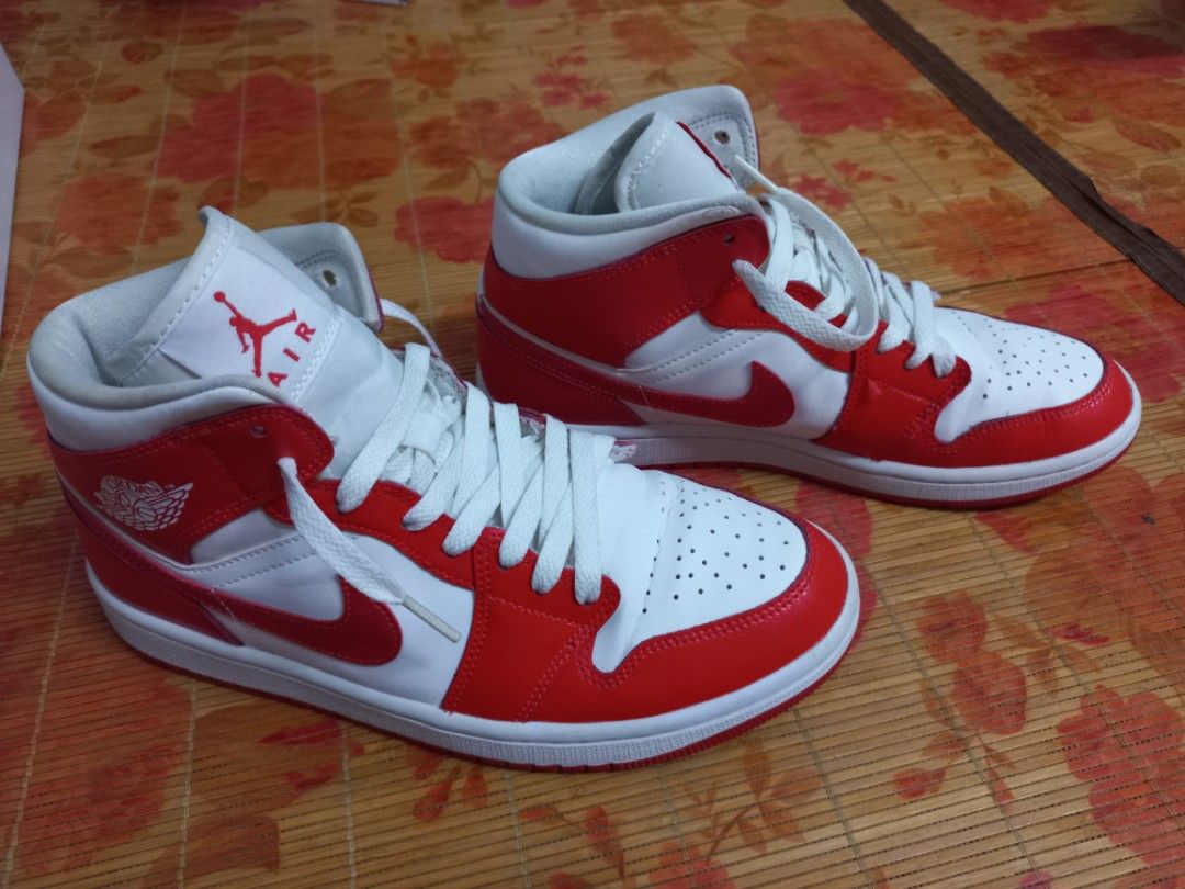 white habanero red jordan 1