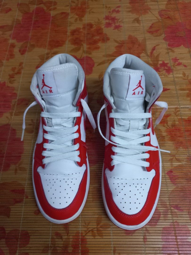 white habanero red jordan 1