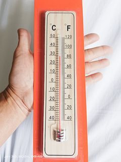 Wooden Room Thermometer 8.5"