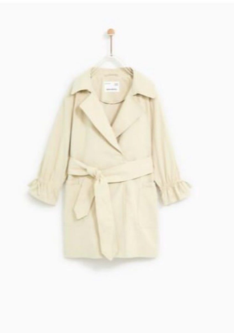 Flowing trench coat zara hotsell