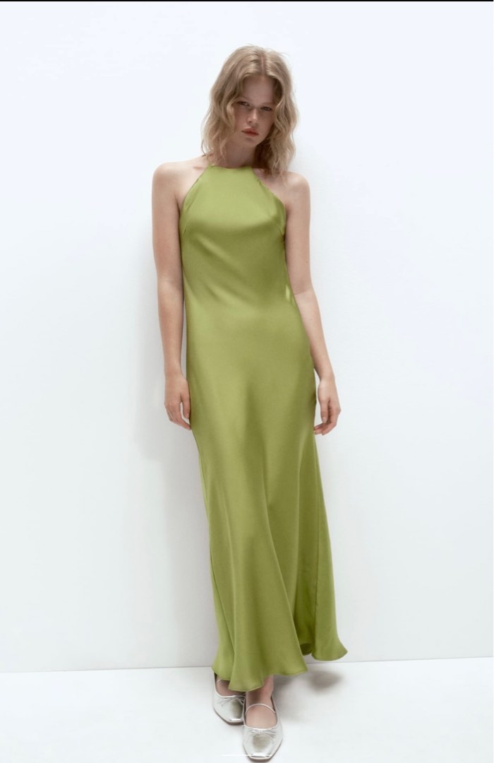 green emerald velvet dress Handwoven