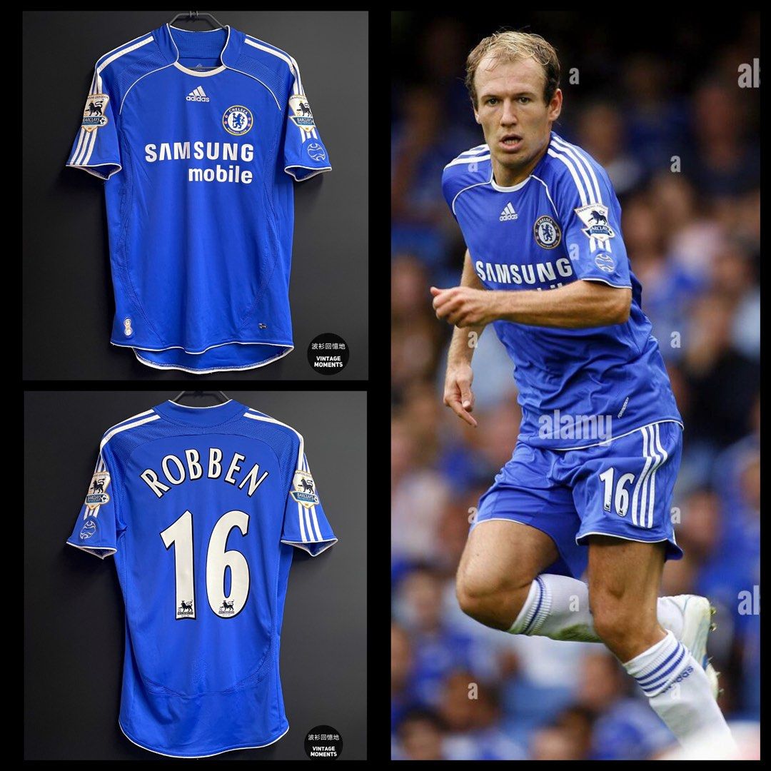 ブルーズ必見 05/06 CHELSEA  Kit ROBBEN 16 ブルーズ必見 05/06 CHELSEA Home Kit ROBBEN 16 Robben Jersey
