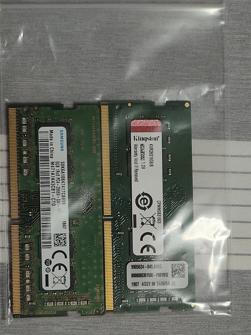 16Gb Laptop DDR4 Ram 8Gb x2