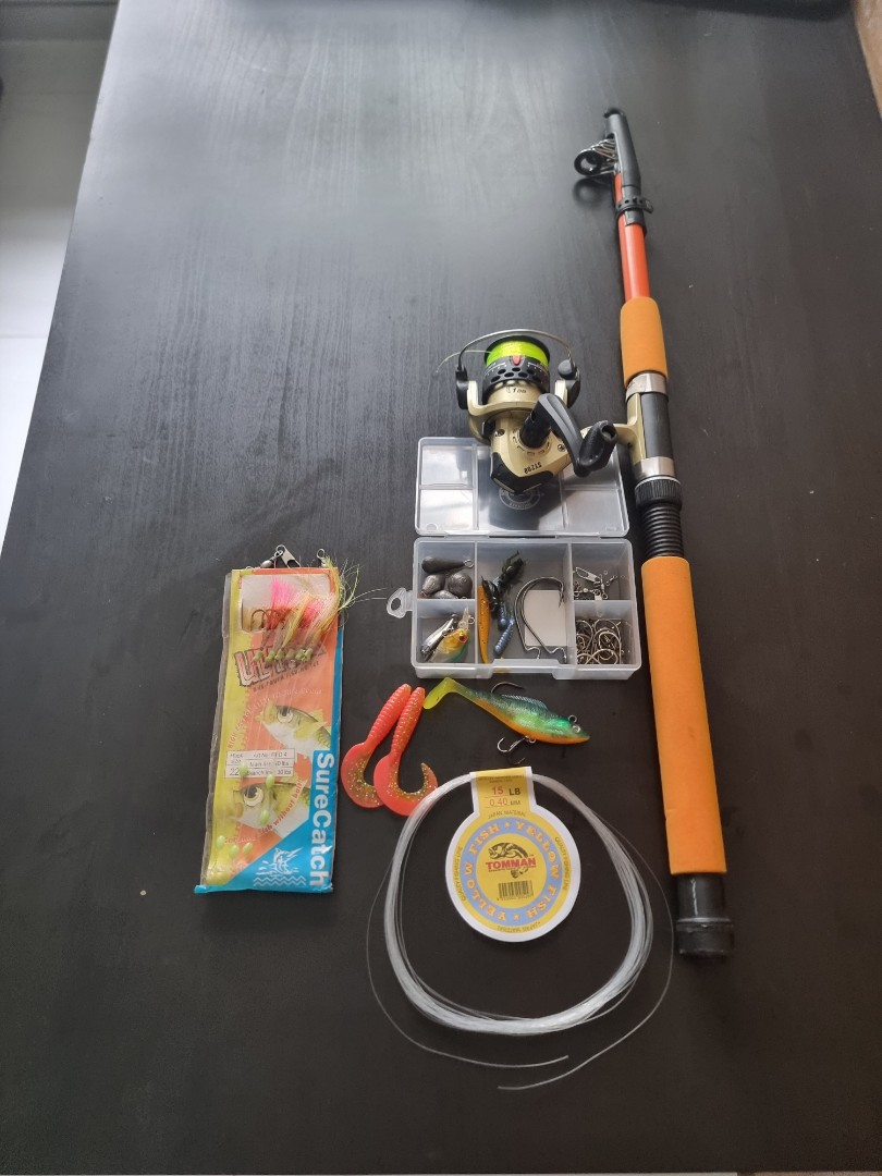 6ft Telescopic Fishing Rod & Reel., Sports Equipment, Fishing on