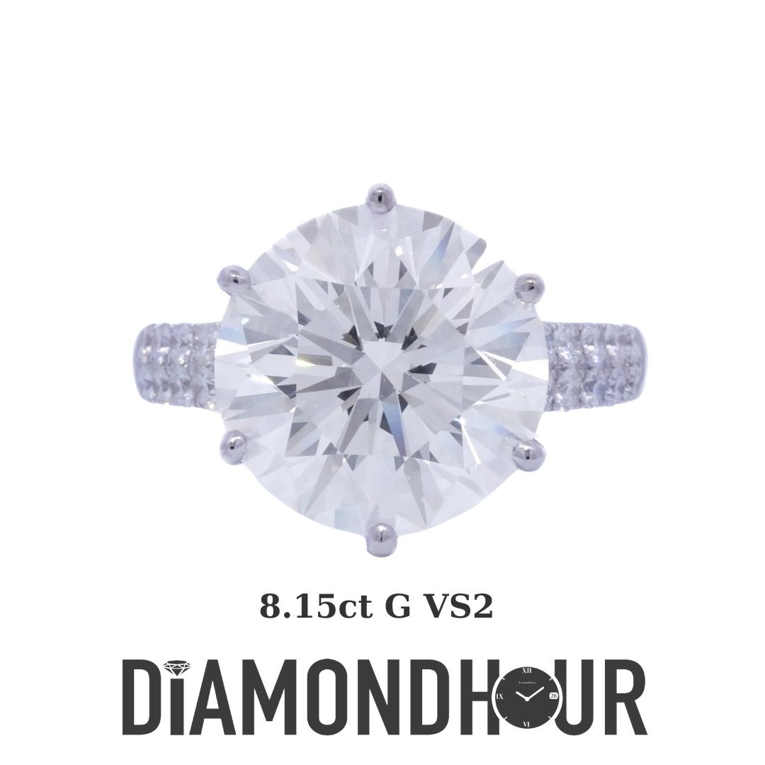 8.15ct G VS2 Diamond Ring Women s Fashion Jewelry Organisers