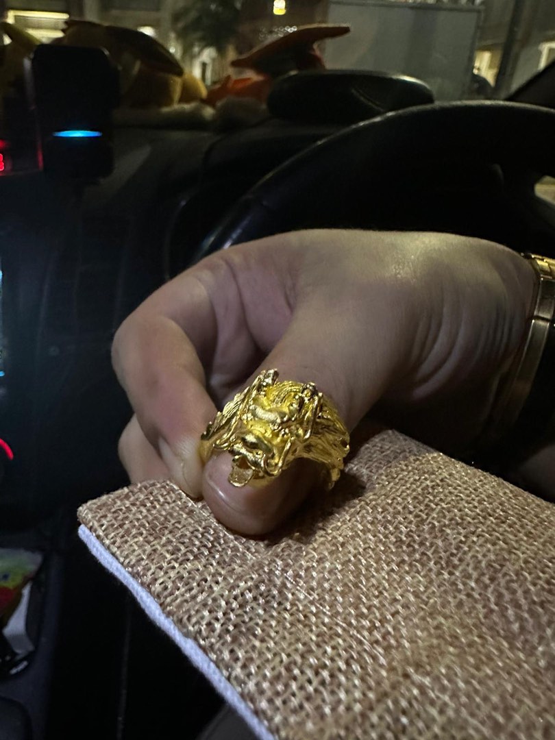 Mens big gold discount rings