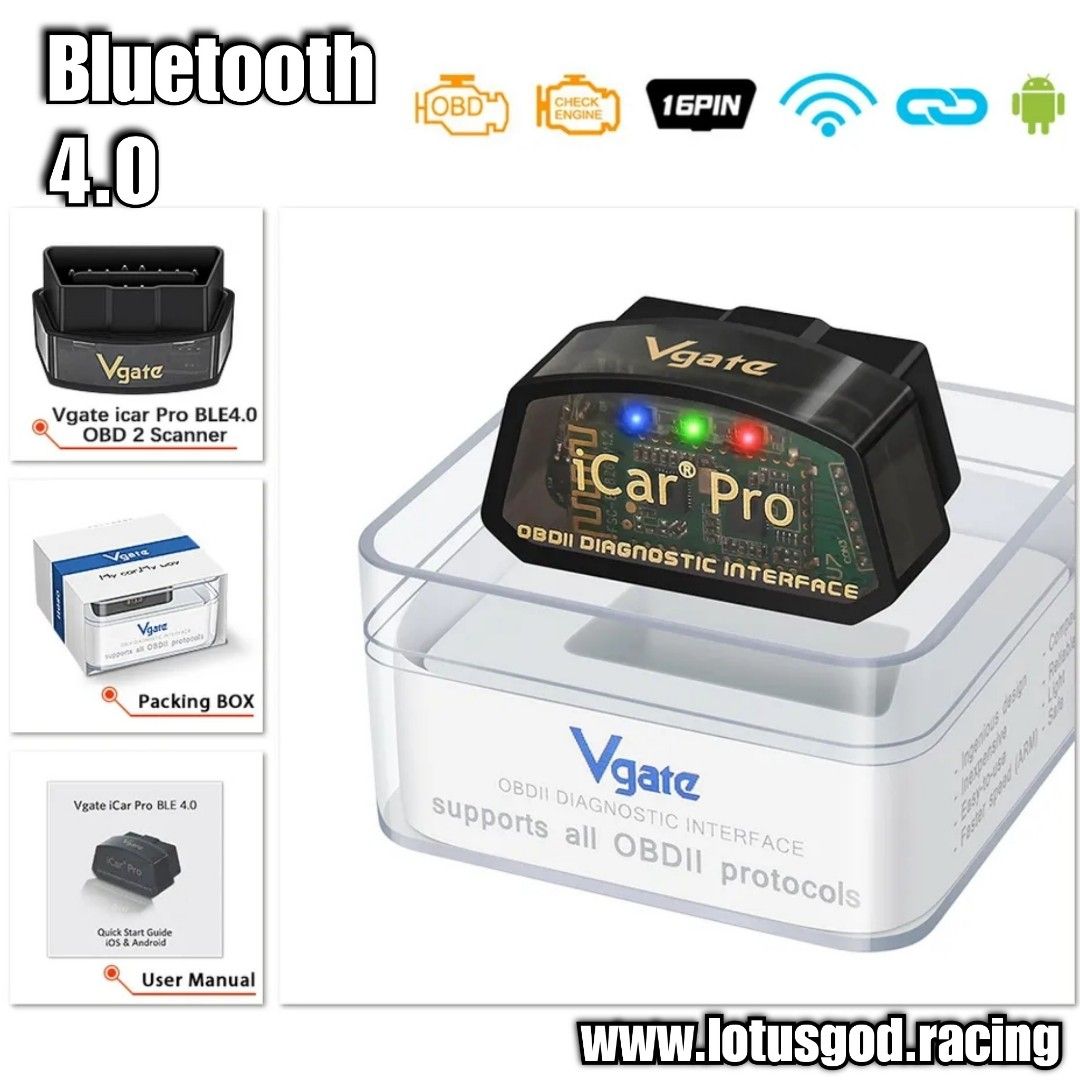 iCAR PRO SCAN Bluetooth 4.0 ELM 327 OBD2 Car Diagnostic Scanner For An