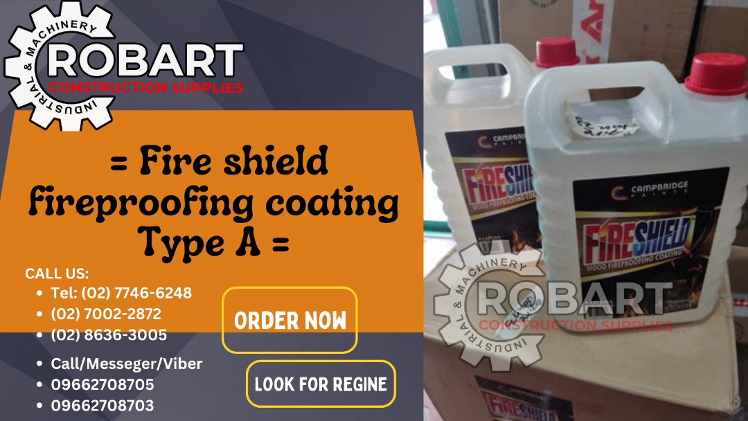 = Fire shield fireproofing coating Type A =, Commercial & Industrial ...