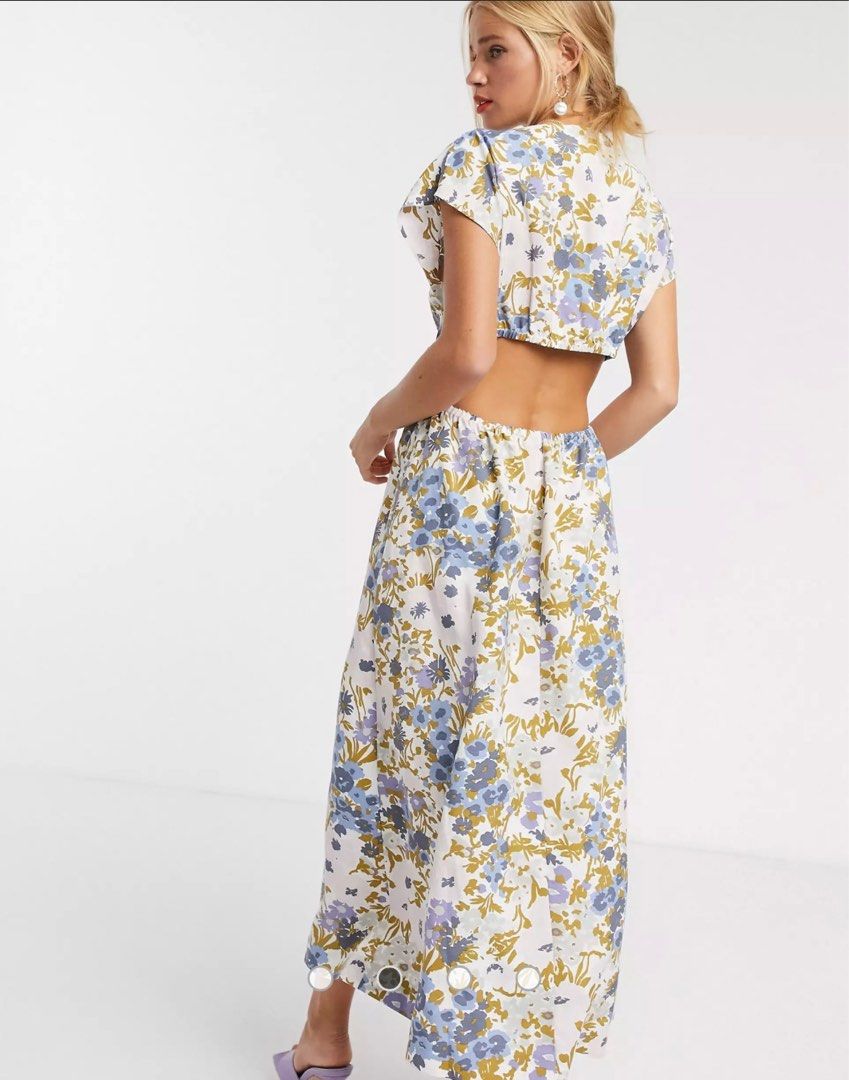 Other stories floral print midi dress hotsell