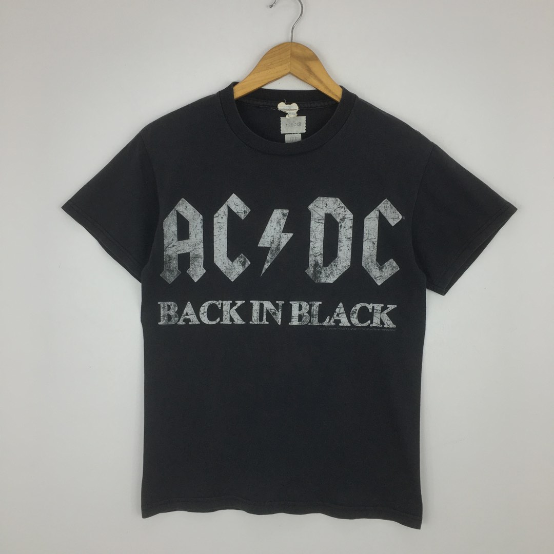 ACDC Back in Black Band tee, Men's Fashion, Tops & Sets, Tshirts & Polo ...