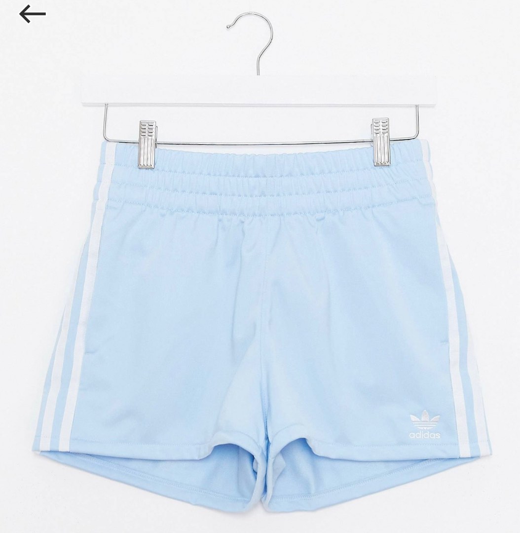 Adidas light blue shorts store