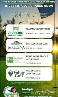 ALABANG COUNTRY CLUB/ANVAYA BEACH & NATURE CLUB/STA. ELENA GOLF CLUB/VALLEY GOLF & COUNTRY CLUB