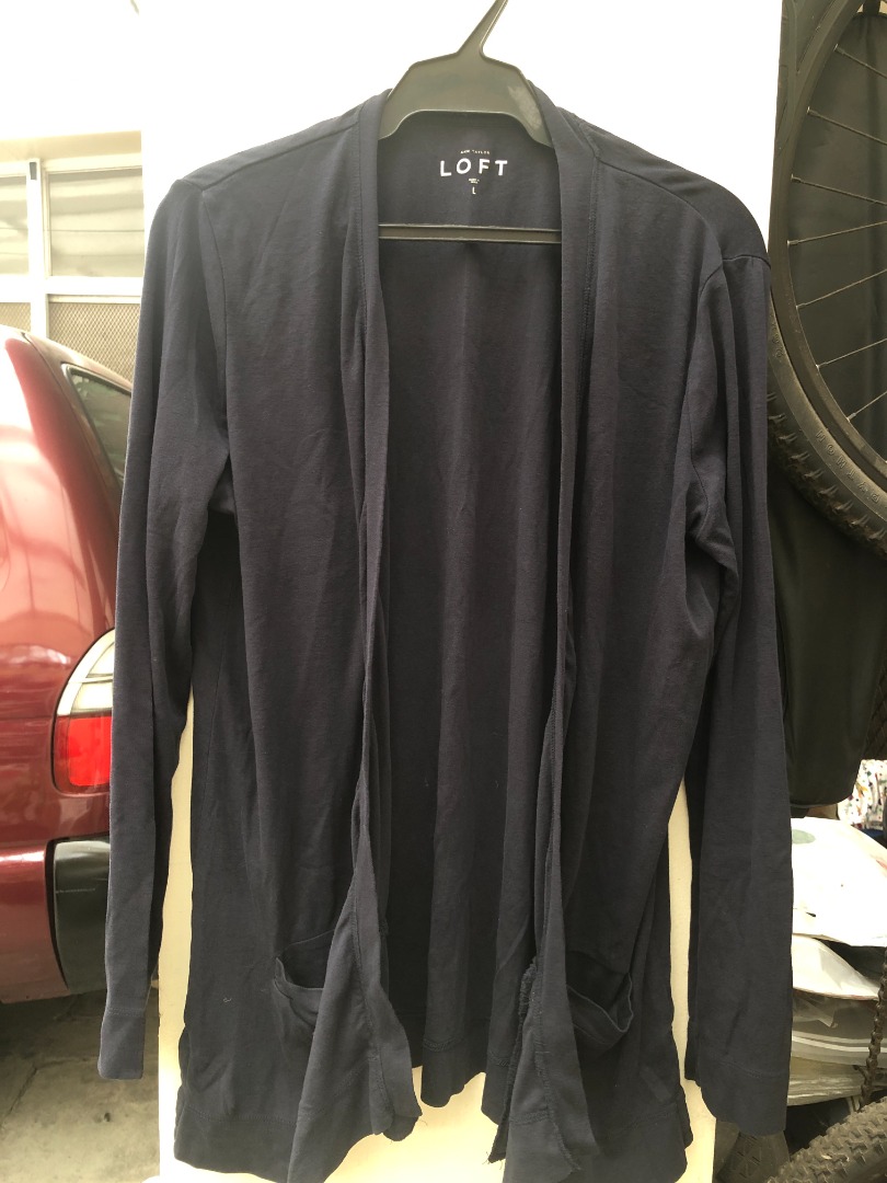 Ann Taylor Loft Black Cardigan Women s Fashion Coats Jackets