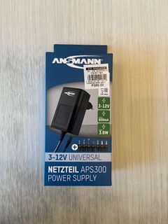 Ansmann 3-12 Universal Netzteil APS300 Power Supply