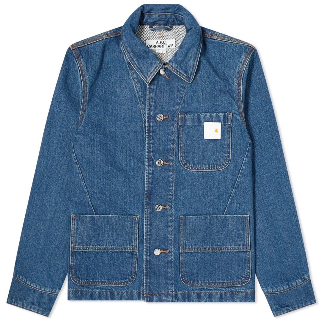 A.P.C. X CARHARTT WIP TALK JACKET APC牛仔褸, 男裝, 外套及