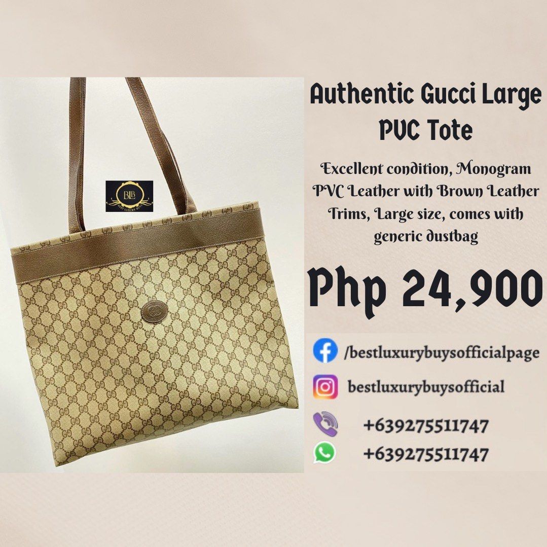 Gucci large tote bag on sale