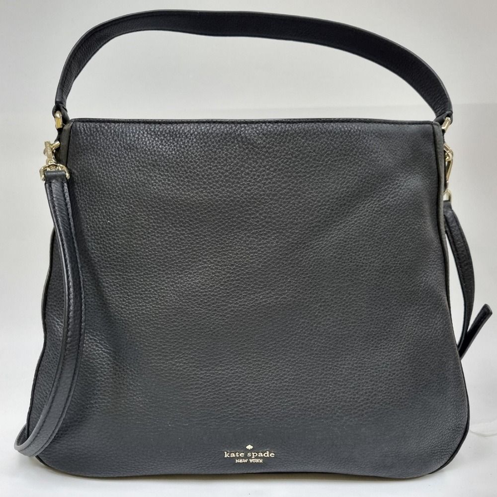 Authentic Kate Spade Jackson Double Compartment Shoulder Bag Black WKRU5939 New With Defect