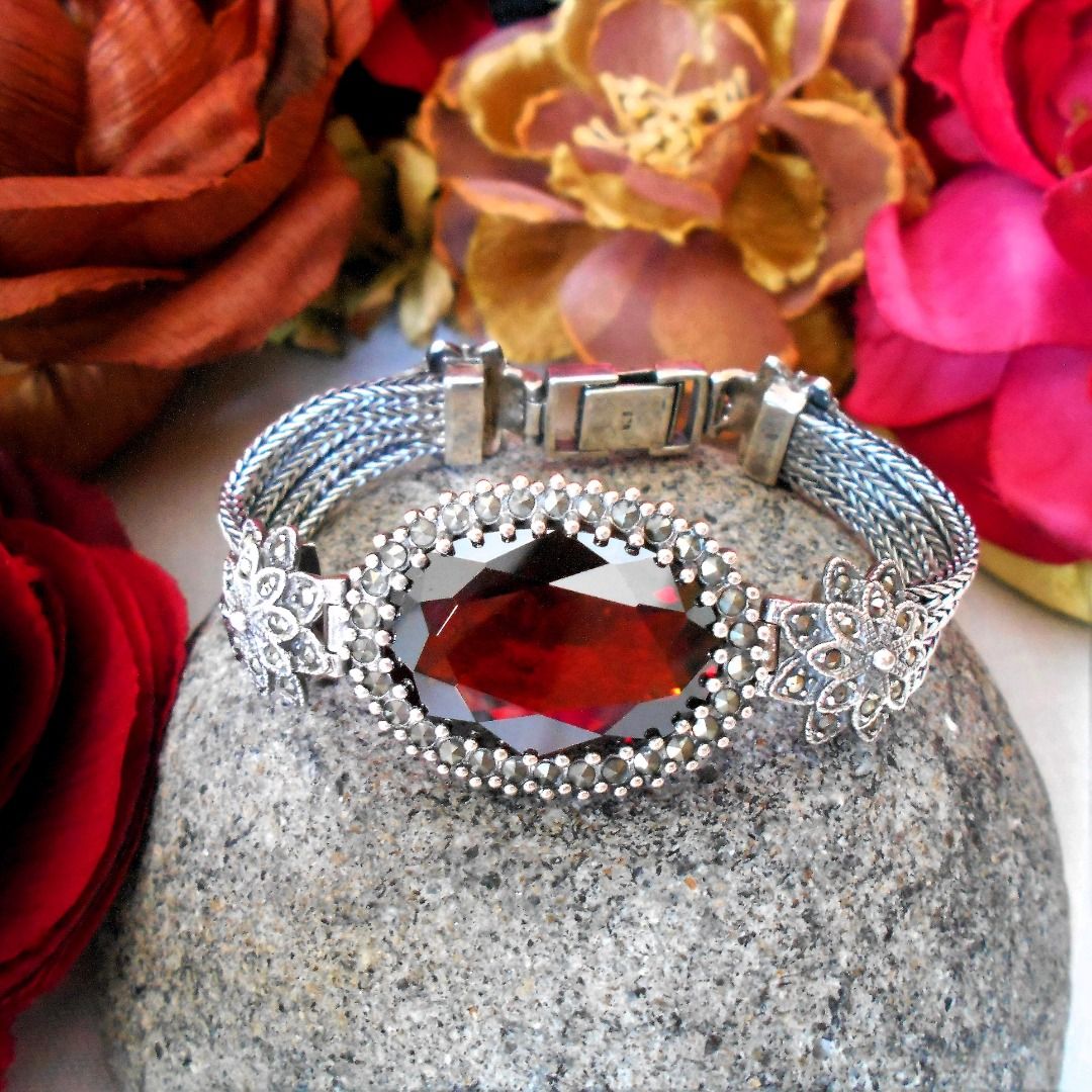 Marcasite hotsell bangle bracelet