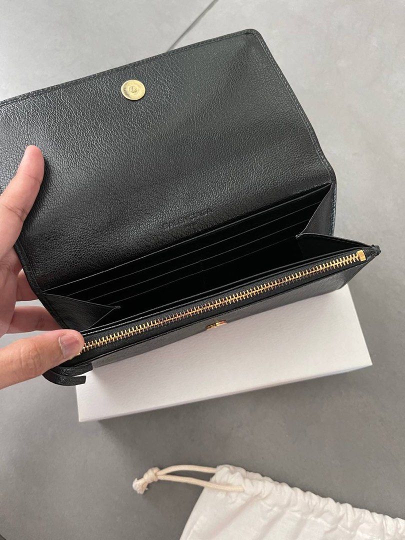 Balenciaga sale flap wallet