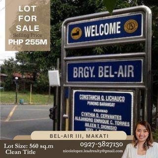 Bel Air Village Makati For Sale! Clean Title 570 sqm near Urdaneta San Lorenzo Village Dasma Village Forbes Park