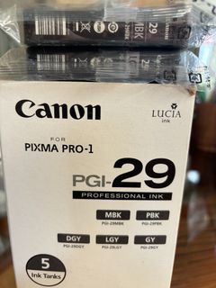 Black/Gray Ink Tanks for Canon Pixma Pro 1 Photo Printer