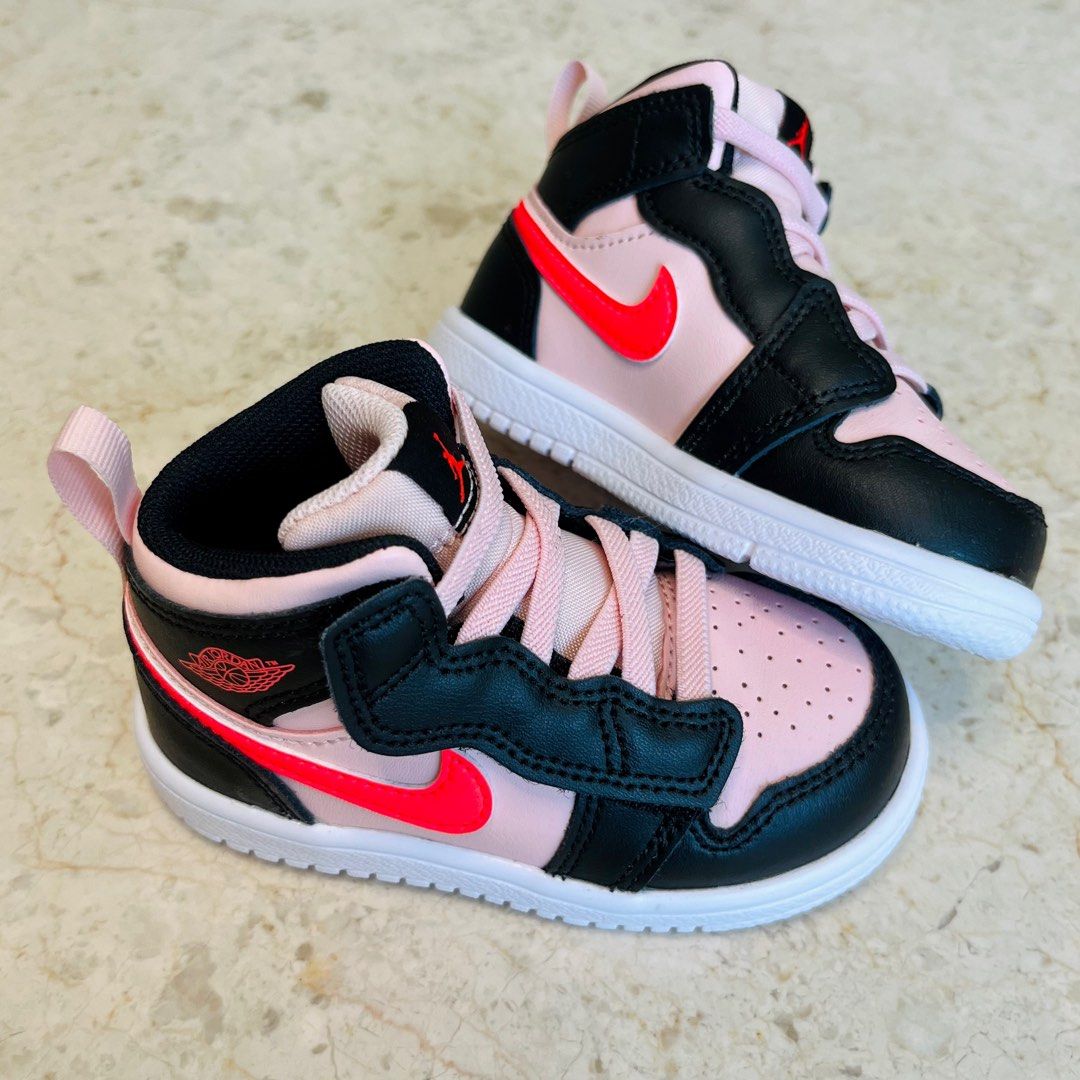 Girl jordan shoes new arrivals pink and black