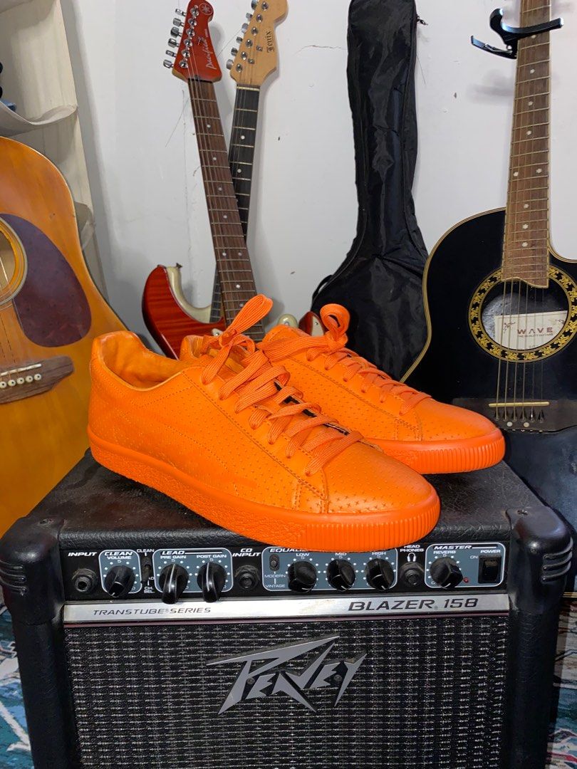 Puma clyde online perforated trapstar