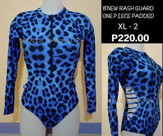 Brandnew Plus Size Rash Guard One Piece Swimsuit Bikini Women's Swimwear