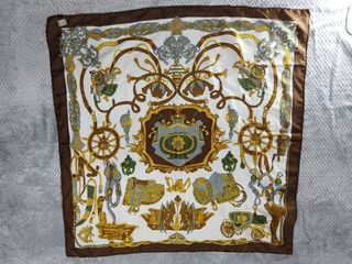 Brown Printed Handkerchief
