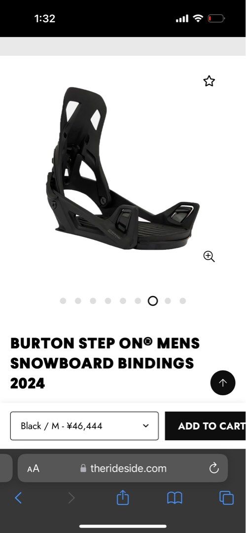 M size 込め On Burton Step