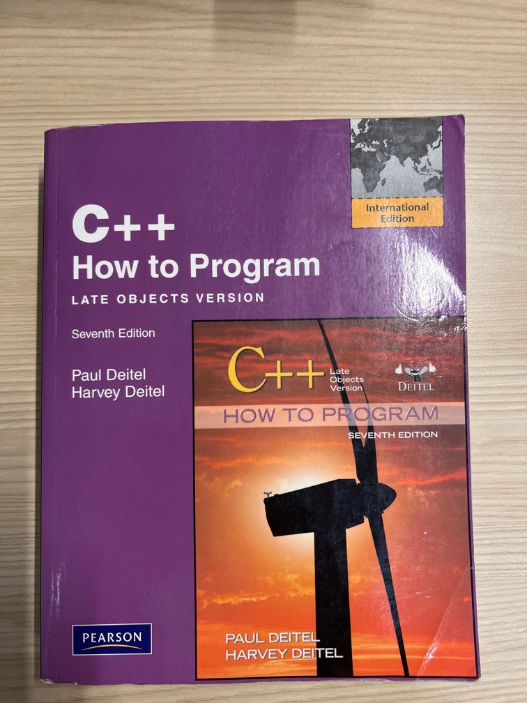 C++ How to Program 7e (International edition)螞蟻書 #24畢業季, 書籍、休閒與玩具, 書本及 ...
