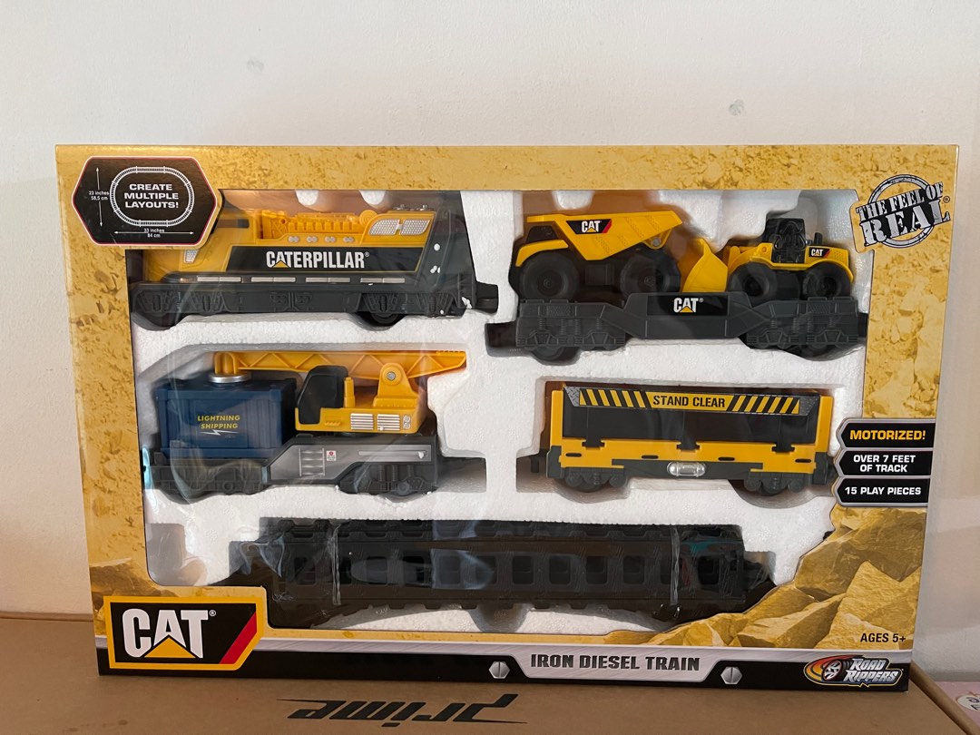 CAT Iron Diesel Railway Train Set Hobbies Toys Toys Games on