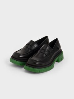 Charles & Keith "Chunky Penny Loafers" 🔥