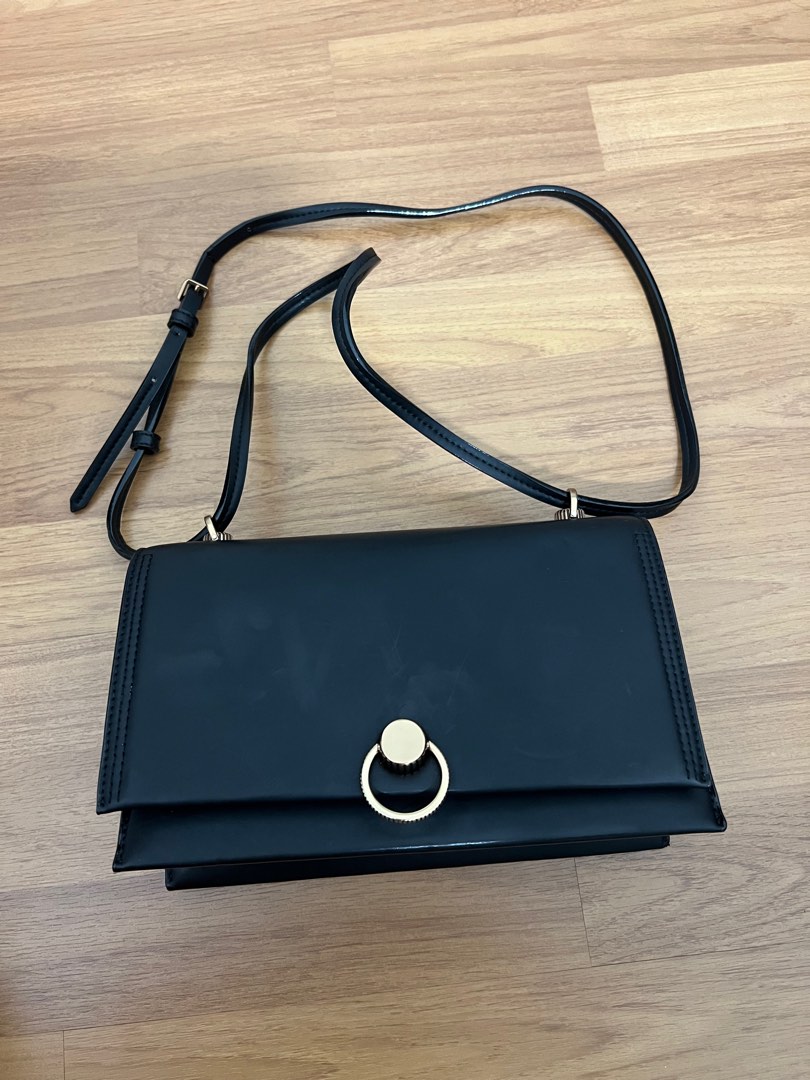 Charles and keith online double strap shoulder bag