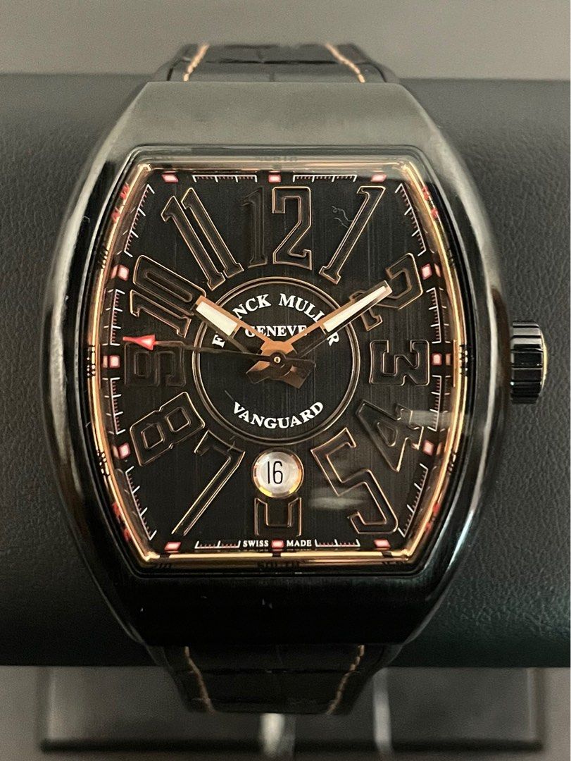 Franck muller vanguard titanium rose top gold