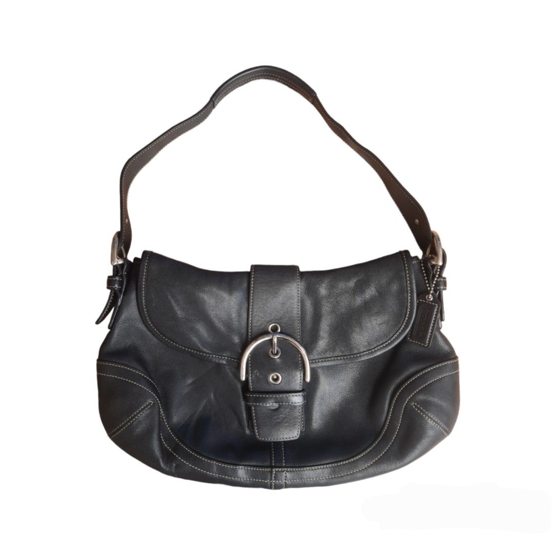 COACH SOHO ブラックレザー ハンドバック COACH® | Soho Flap Bag In Regenerative Leather