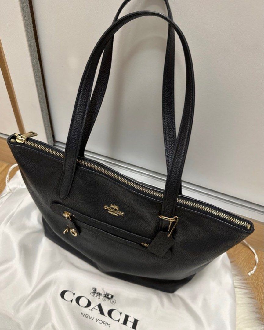Coach taylor tote best sale black