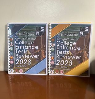 COLLEGE ENTRANCE TESTS REVIEWER (CCETR) 2023 - UPCAT, USTET, DCAT, ACET, PUPCET