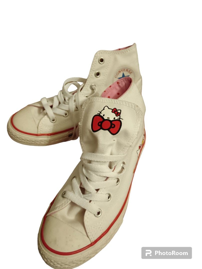 Converse x Hello Kitty Women s Fashion Footwear Sneakers on Carousell