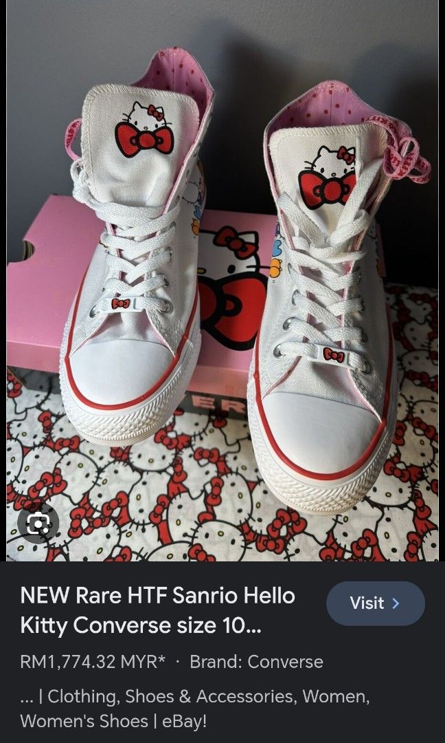 Hello kitty converse womens sale 7