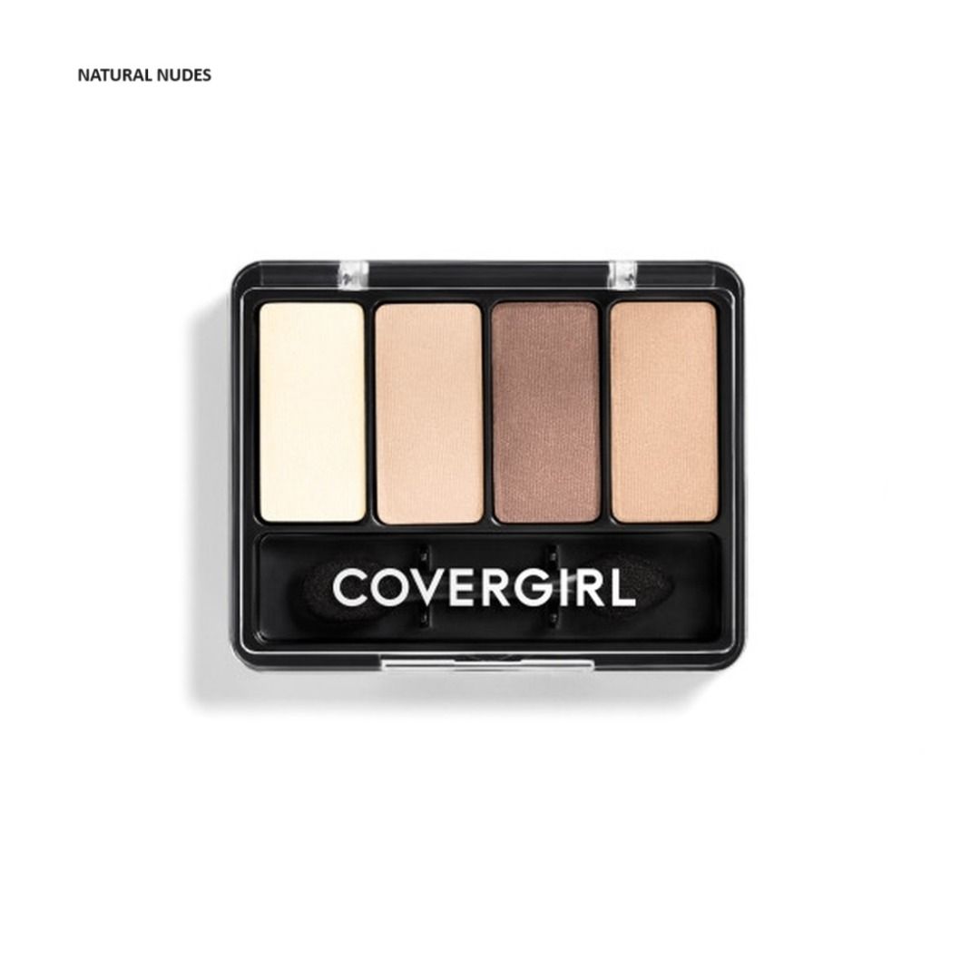 CoverGirl Eyeshadow 4 Palette (Category: Makeup) located in Pasig City. Submitted by linustindahan (Listing ID 1283178761, Image 3). Description: BLENDS EASILY - The silky-sheer formula is easy to blend and buildable for perfect natural eyeshadow looks | SILKY SHEER FORMULA - Goes on smooth and stays put, so you can wear it alone or layer it with your favorite eyeshadow | DOUBLE ENDED APPLICATOR - The dual foam applicators have spongy tips for ea