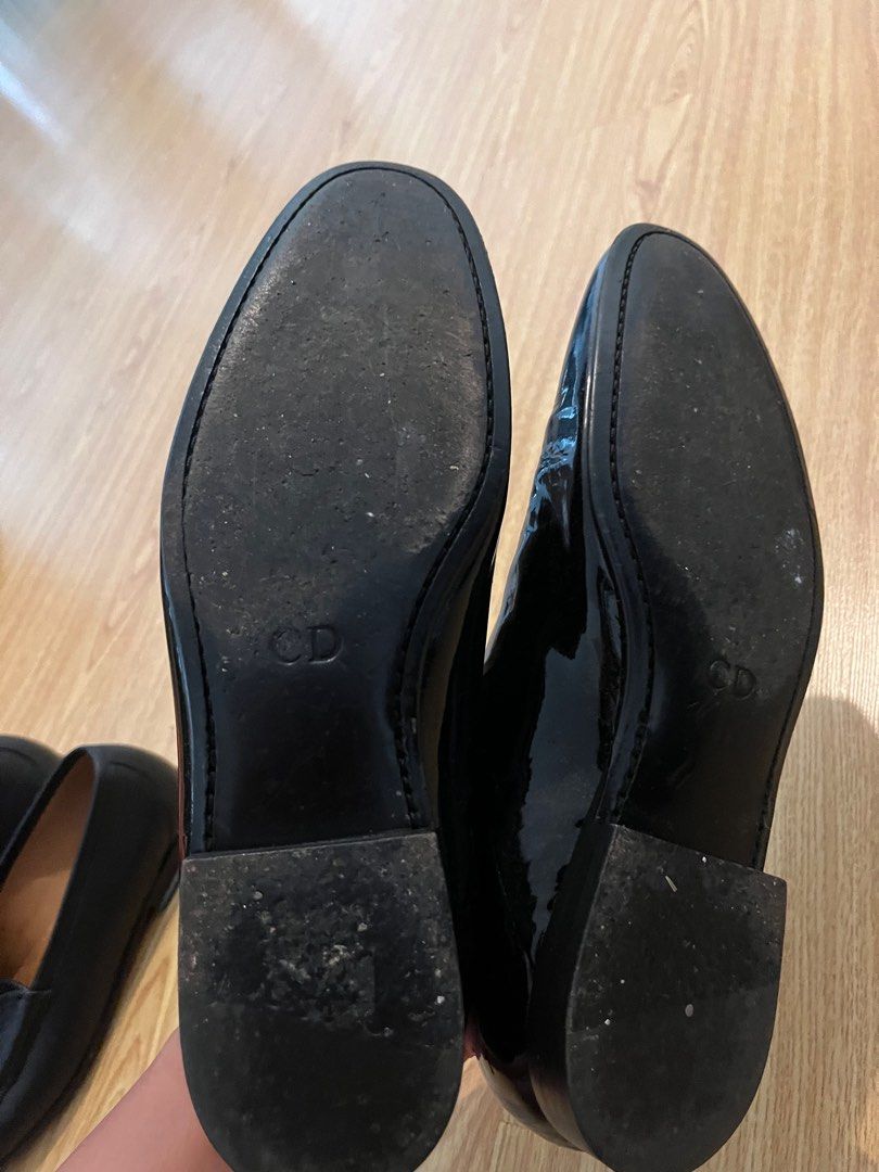 Dior patent shoes (Category: Sneakers & Footwear) located in Mandaluyong City. Submitted by cris333 (Listing ID 1283179611, Image 3). Description: Dior patent shoes size 41 purchased brand new in adora greenbelt around 17k cant find box needs cleaning P3500 RFS renovating home and decluttering, haven’t used in years .