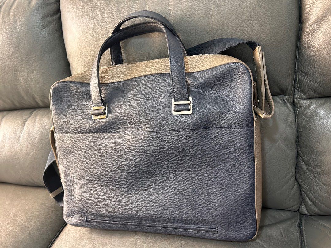 Dunhill leather laptop bag documents holder