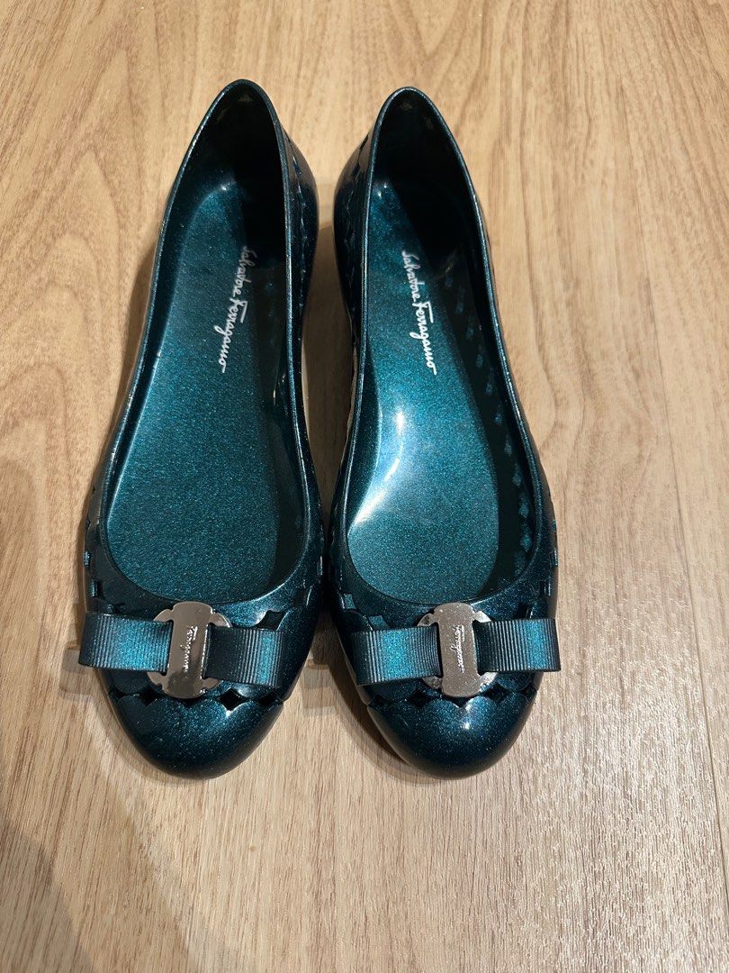 Flower heel jelly ballet flat new arrivals