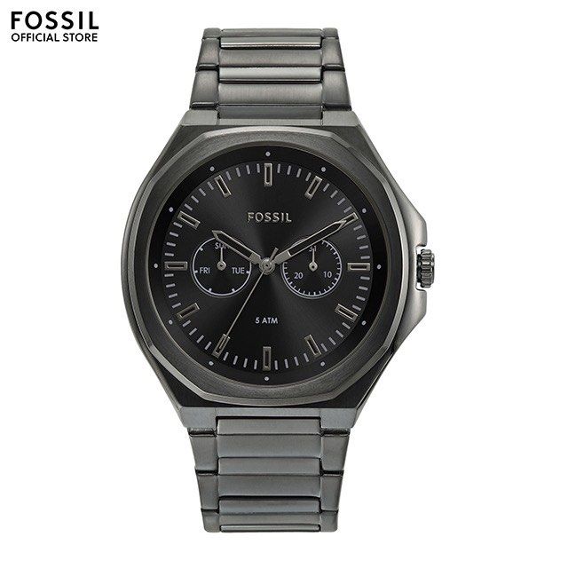 Fossil Evanston Gunmetal BQ2609 Men s Fashion Watches Accessories Watches on Carousell
