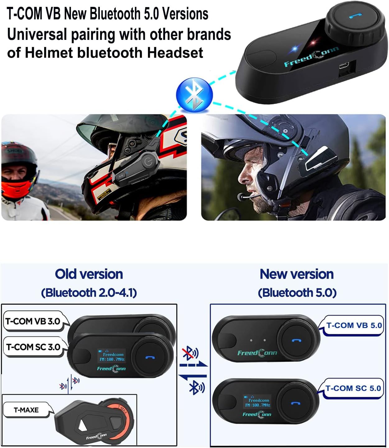 Freedconn bluetooth pairing hot sale