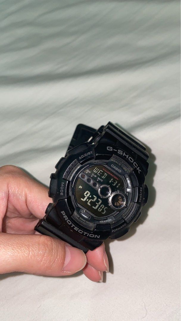 G shock illuminator hot sale black