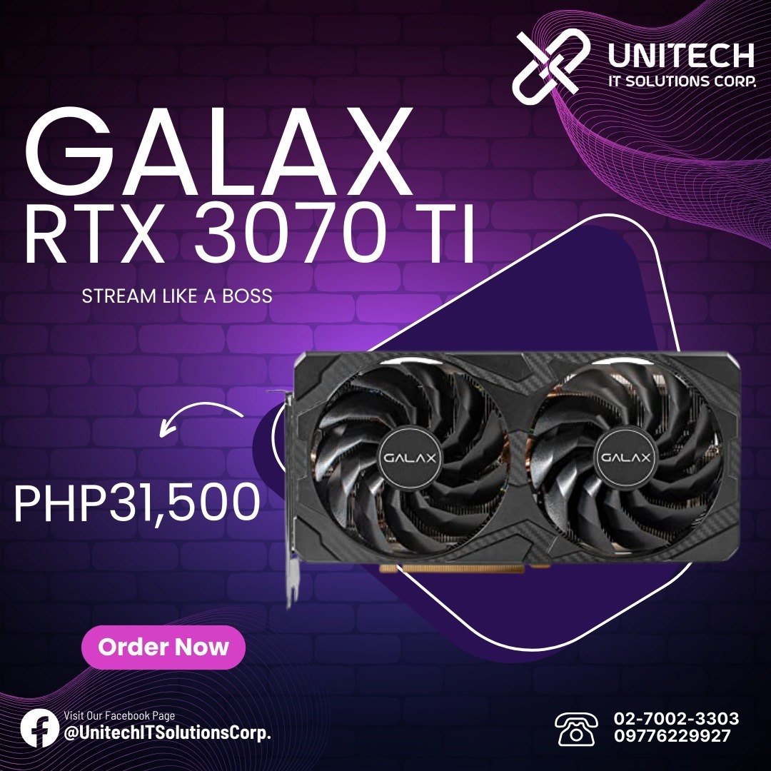 GALAX RTX 3070 TI, Computers & Tech, Parts & Accessories, Computer ...