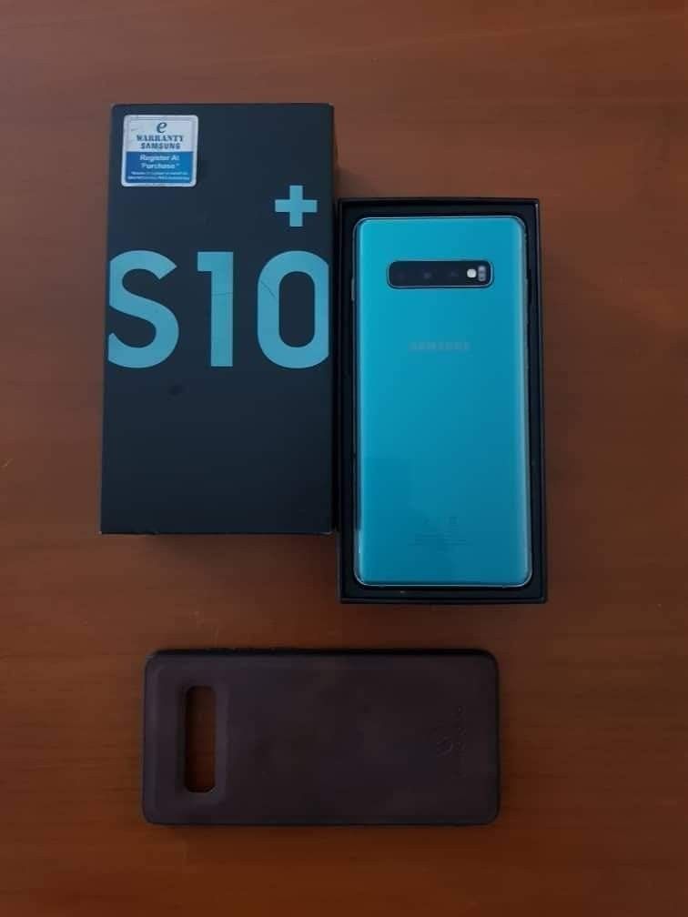 Galaxy S10 Plus Prism Blue 128GB, Mobile Phones & Gadgets, Mobile