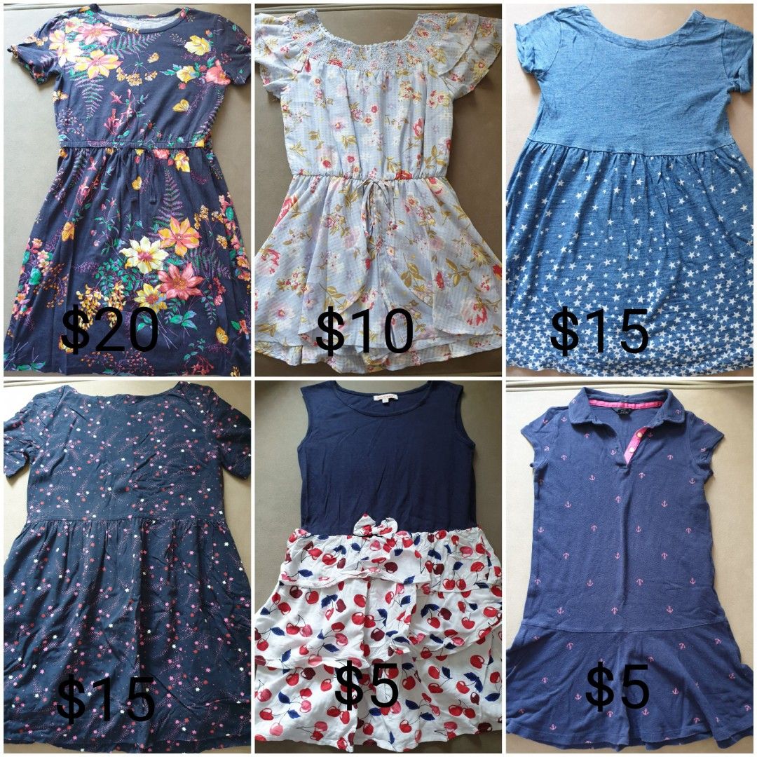 Gap Kids Girls Nautica Blue Zoo Dresses Ages 5 12 5 20